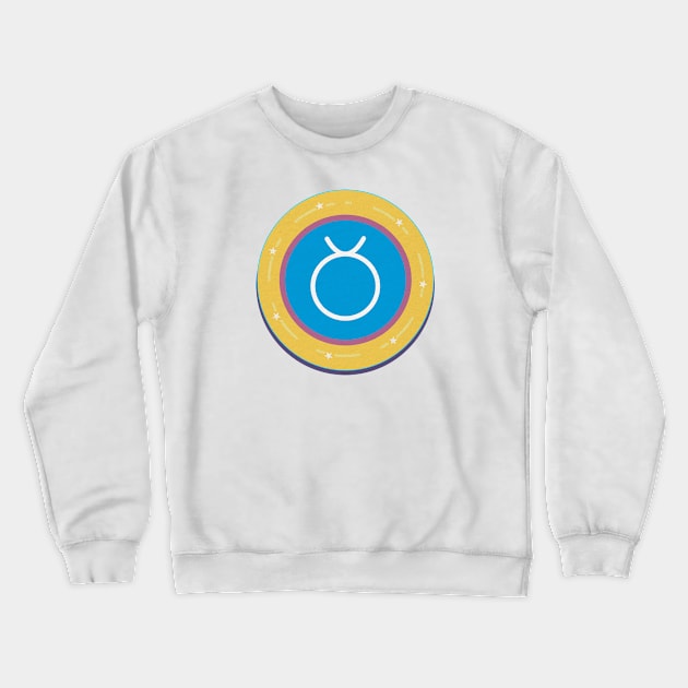 Taurus Zodiac Crewneck Sweatshirt by TheSoldierOfFortune